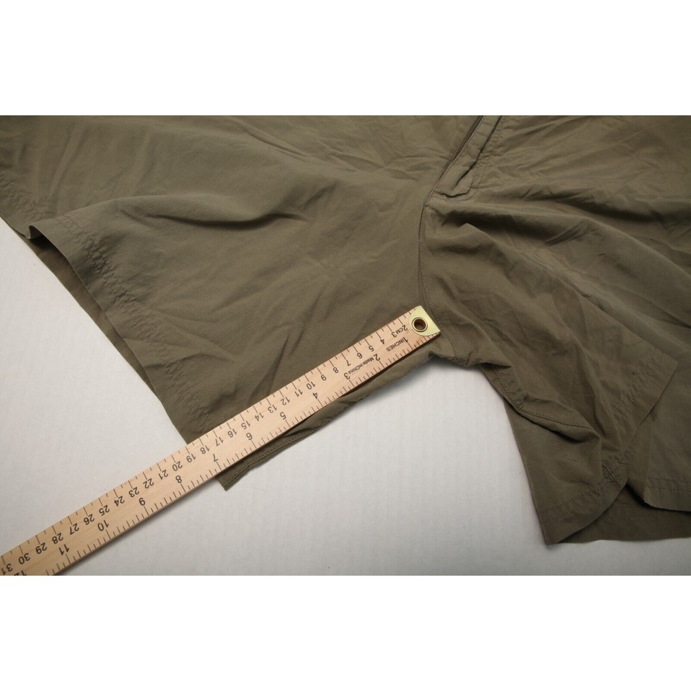 Patagonia Shorts Men Extra Large Green Nylon Flat Front 7" Inseam - Picture 9 of 10